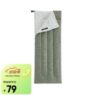 NatureHike挪客春夏季超轻睡袋 薄款户外露营单人便携式旅行睡袋成人 标准款-烟灰绿