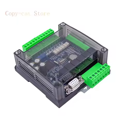 FX3U-14MR -14MT PLC industrial control board 8 In 6 Out Anolog 6AD 2DA Modbus RS485 RTC Case include