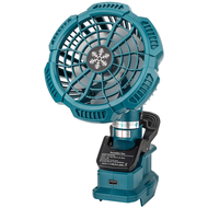 พัดลมแบบคลิปพกพาสําหรับแบตเตอรี่ลิเธียม Makita 18V แบตเตอรี่ขับเคลื่อนพัดลมรถเข็นเด็กพร้อมความเร็วปร
