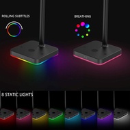 KAFRI RGB Headphone Stand with Wireless Charger Desk Gaming Headset Holder Hanger Rack with 10W/7.5W