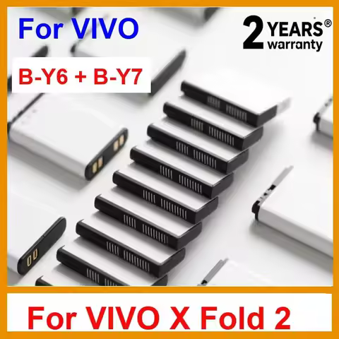 2400Mah Hardwearing Prolonged Performance Mobile Phone Battery For Vivo X Fold 2 B-Y6 + B-Y7