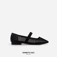 KENNETH COLE รองเท้าส้นแบนผู้หญิงรุ่น MARY-MARY JANE MESH Black สีดำ ( FLT - RS14094ME-001 )