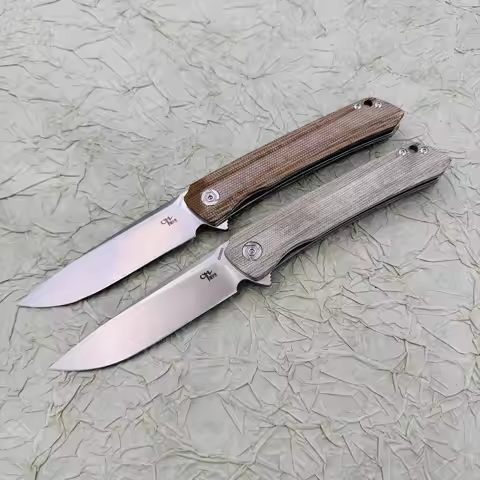 Folding Knife VG10 Blade Micarta Handle Camping Fishing Outdoor Survival EDC Pocket Knife