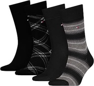 TH Men Socks 4P Stripe & Check Ecom