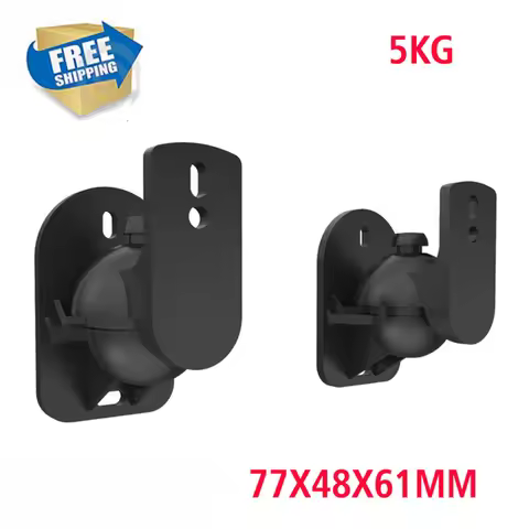 (1 pair=2pcs) SW-03B Universal sound speaker wall mount bracket 502 Sonos play 1 speaker plastic 5kg