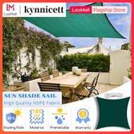 【5 Years Warranty】Sun Shade Sails Net 3.6x4.8m Rectangle Canopy Awning High Quality 185GSM HDPE 95%U