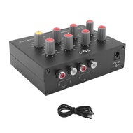 EQ-7 Car Audio Headset Amplifier 7-Band EQ Equalizer 2 Channel Audio Mixer Equalizer Digital Sound E