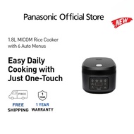 Panasonic Micom Rice Cooker With 6 Auto Menus (1.8L) SR-DA182KSK HA2
