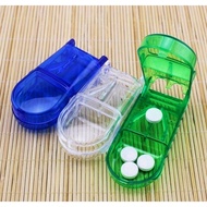 PUTIH Medicine Pill Cutting Tool Medicine Pill Cutting Tool Medicine Box - White