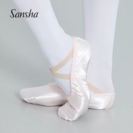 Sansha Adult Ballet Shoes Quality Satin Suede Sole Ballet Dance Shoes For Girls Women Men Pink/Red/Black/Gold NO.88S