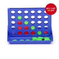 New 【in Stock】mini Connect 4 Mini Four-in-a-row Game Tabletop Toy for Kids Educational Fun Family En