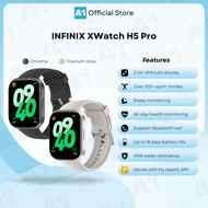 Infinix XWatch H5 Pro | 2.06" AMOLED | BT Calling | 100+ Sports Modes | IP68 | Up to 18 Days Battery