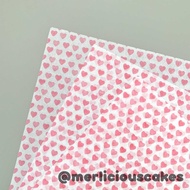 [[New Collection] Hearts Wax Paper Food Wrapping Oil Paper Cake Cake