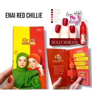 MERAH ENAI RED CHILLIE RED nails so the nails cut