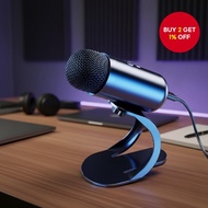 Mini USB Condenser Microphone with DSP Chip for Professional Gaming and Karaoke Use
