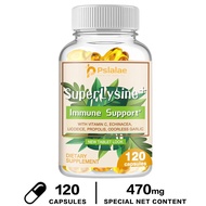 Pslalae Super Lysine+ / Advanced Formula Lysine+ Hỗ trợ miễn dịch với Vitamin C Echinacea Cam thảo K