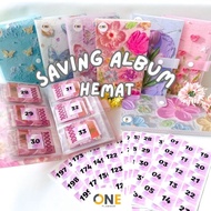 SAVING ALBUM PACKAGE, MASSAGE NUMBER 1-120, 1-240 and target 2 million, 5 million, saving challenge