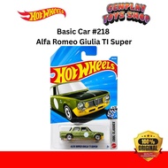 Hot Wheels Basic Car 218 Alfa Romeo Giulia TI Super Diecast Collectors