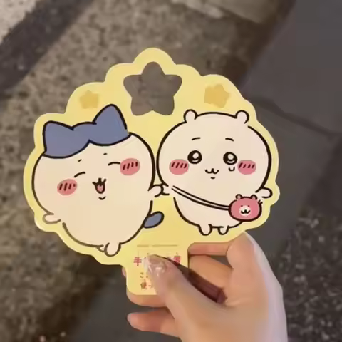 Miniso Chiikawas Fireworks Stick Kawaii Handheld Filter Diffraction Photography Glasses Special Effe