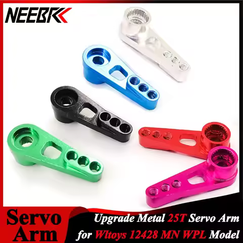 25T Upgrade RC Servo Metal Horn Aluminium Arm for RC Car Boat Robot Wltoys 12428 MN78 MN82 MN168 MN9