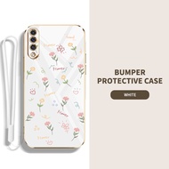YBD Phone Case for Samsung Galaxy A30S A50 A50S A70S A70 Soft Luxury Colorful Girly Style Plating Anti-drop Cases