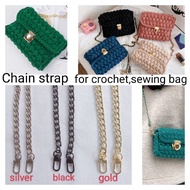 [READY STOCK] Metal Chain Strap,Tali Bag Wanita,Tali Bag Silang,Bag Acessories,Replacement,Handmade 