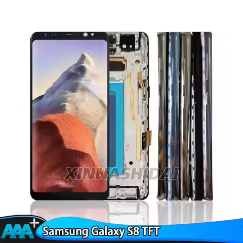 TFT For Samsung Galaxy S8 LCD Display Touch Screen With Frame Digitizer Assembly Replacement