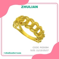 ZHULIAN Gold Plated Rings RG5084 Cincin Coco Zhulian