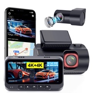 4K+4K Dual-camera dashcam5Gwifi High-Definition Night Vision Vehicle Surveillance CarDvrCam Popular