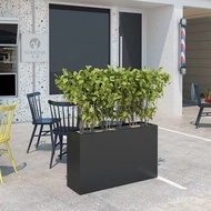 Iron Art Flower Box Custom Finished Product Outdoor Combination Commercial Street Square Flower Box 