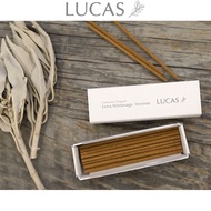 White Sage Incense / LUCAS White Sage Incense Stick Type 30 pcs / Purifying Incense / Smudging / Org