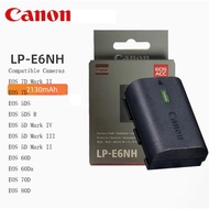 Canon LP-E6NH EOS R5 R6II R5C R7 5D4 5D3 7D2 90D 80D 70D 6D2 DSLR R6mark II Camera E6P LPE6NH
