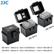 Máy ảnh JJC Vỏ pin lưu trữ chủ box với SD khe cắm thẻ nhớ microSD cho NP-FW50 NP-FZ100 LP-E10 LP-E12