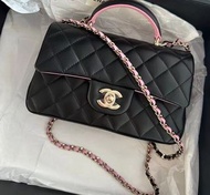 23p flap bag with handle 大mini 20cm Chanel
