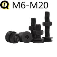 12.9 Grade High-Strength Countersunk Head Hexagon Socket Screw Set (Ready Stock M6-M20) Flat Head Bo