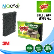 3M Scotch Brite 6621 Grill & Wok Scrub Pad Scrubber Brick Concrete BBQ Brush 3M™ Scotch-Brite® MQOFF