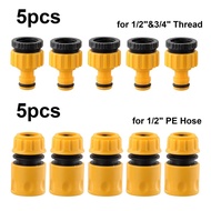 ✈Shipping Within 24H✈3/4 &amp; 1/2 Inch Graden Hose Tap Threaded Connector Tap Adapter &amp; Quick Fitting