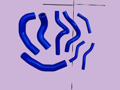 For Hyundai Veloster G4FJ 1.6L L4 GAS DOHC Turbo 2013-2015 Silicone Coolant Hose Heater Tube