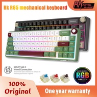 RK ROYAL KLUDGE RK R65 60% Size RGB Hotswap Gasket Structure PBT Mechanical Keyboard