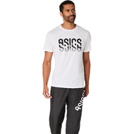 ASICS : 2031E901.100 ASICS HEX GRAPHIC COTTON BLEND TEE MEN เสื้อคอกลมผู้ชาย ของแท้