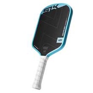 Sport SLK Halo ไม้พาย Pickleball คาร์บอนไฟเบอร์ดิบ, หน้าไม้พายคาร์บอนไฟเบอร์แท้, ตัวไม้พายบางและกว้า
