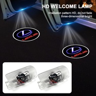 2PCS LED Car Door Logo Welcome Lights Auto Laser Projector Lamp For Lexus F SPORT ES RX NX LS UX LM 
