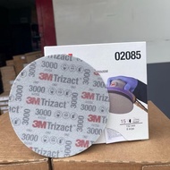 Polishing sandpaper P3000 02085 Trizact Hookit 6in 3M