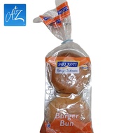 Cemilan SARI ROTI halal MUI roti untuk BURGER BUN 214g isi 4pcs