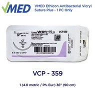 VMED Ethicon Antibacterial Vicryl Suture Plus for Wound Treatment Sutures