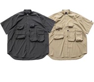21SS DAIWA PIER39 BSHOP SS Shirt 限定款 立領 機能 口袋 襯衫