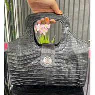 Crocodile Leather Bag Stylish Handbag