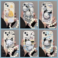 Cartoon Pacha Dog Bracket Samsung A26 A36 A56 A16 A25 A15 A54 A14 A34 A52S S25 Airbag Shock-Resistan