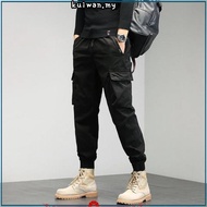 Seluar Kargo Lelaki Poket Tepi Kerja Slim Fit Cargo Pants Men Tactical Multi Pocket Six 6 Poket Hiki
