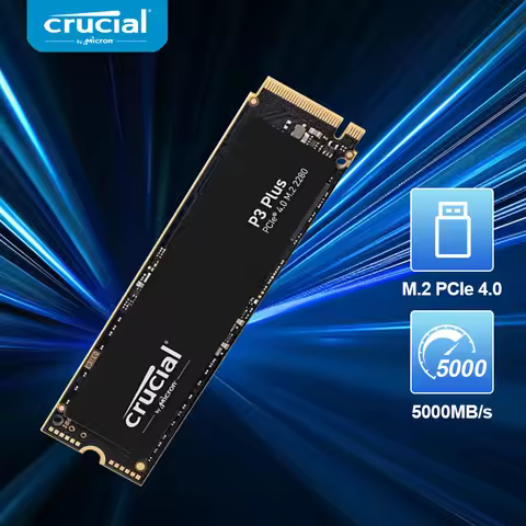 Crucial 5000MB/s SSD NVMe M.2 2280 1TB 2TB 4TB Internal Solid State Hard Disk M2 PCIe 4.0x4 2280 SSD